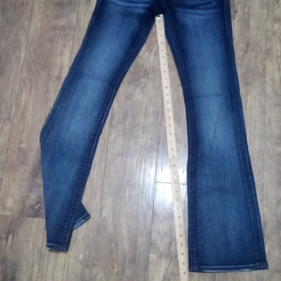 Rock Revival Women's 26 Stephanie Bootcut Embellished Purple Accents NWOT - Picture 9 of 10